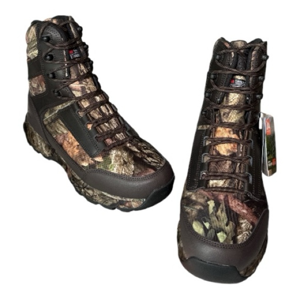 NEW! Ozark Trail Mossy Oak Men's Camo Hunting Boots Size 13 - Picture 4 of 16
